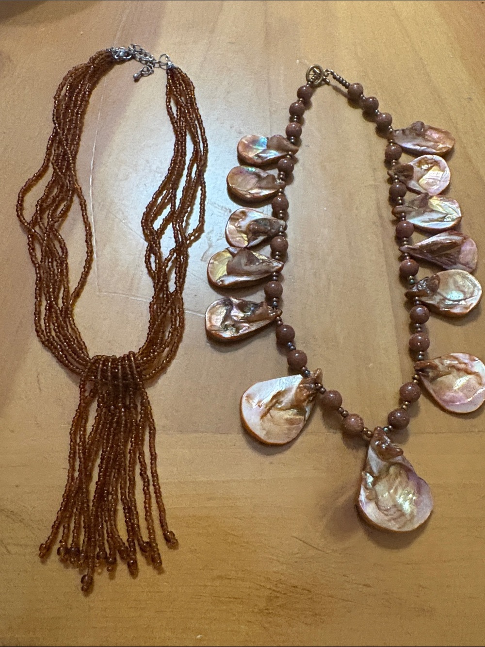 2 boho necklaces